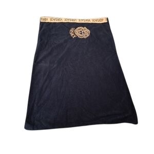 Versace Black Velvet Pillow Case